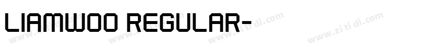 LiamW00 Regular字体转换